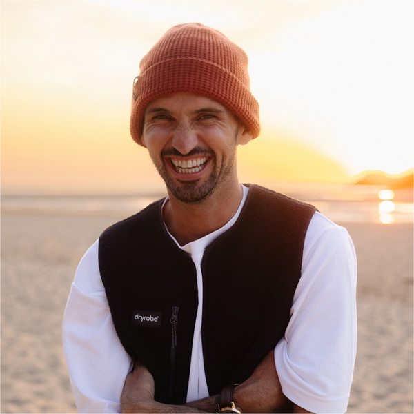 2026 Dryrobe Waffle Beanie DBNEWAFF - Burnt Orange